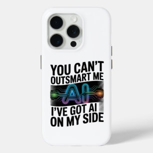 Funda Para iPhone 15 Pro No puedes burlarme de mí - IA en mi diseño lateral