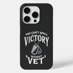 Funda Para iPhone 15 Pro No puedes deletrear la victoria sin el veterano dí