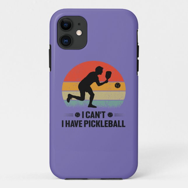 Funda De Case-Mate Para iPhone No puedo tener pickleball, Pickleball Lover (Reverso)