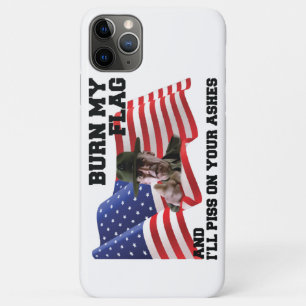 Funda Para iPhone 11 Pro Max No queme mi bandera