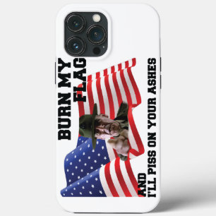 Funda Para iPhone 13 Pro Max No queme mi bandera