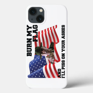 Funda Para iPhone 13 No queme mi bandera