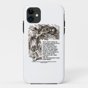 Funda Para iPhone 11 No quiera ir entre la gente enojada Alicia