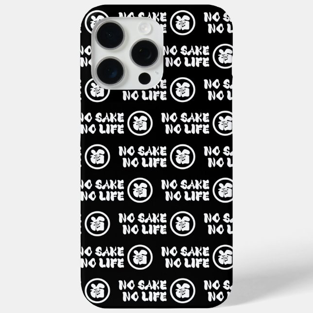 FUNDA DE Case-Mate PARA iPhone NO SAKE NO LIFE (Reverso )