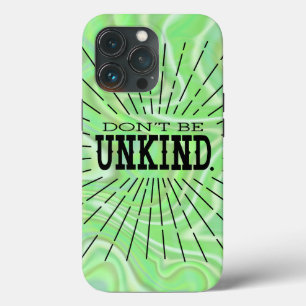 Funda Para iPhone 13 Pro No seas desagradable cita el estuche para iPhone L