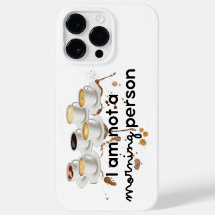 Funda Para iPhone 14 Pro Max De Case-Mate No soy una persona matutina