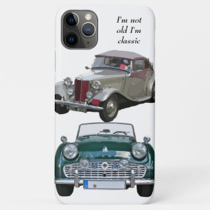 Funda Para iPhone 11 Pro Max No soy viejo Soy la clásica moda de coches de moda