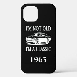 Funda Para iPhone 12 No soy viejo, soy un clásico coche divertido clási