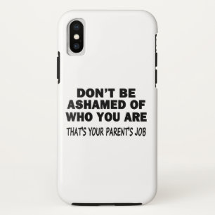 Funda Para iPhone X No te avergüences