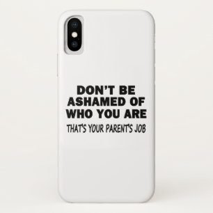 Funda Para iPhone X No te avergüences