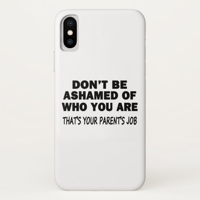 Funda De Case-Mate Para iPhone No te avergüences (Reverso)
