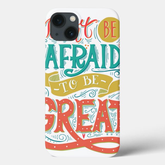 Funda De Case-Mate Para iPhone No tenga miedo de ser grande (Reverso)