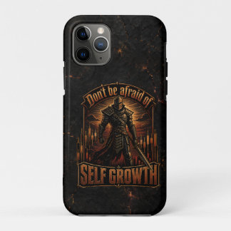 Funda Para iPhone 11 Pro No Tengas Miedo Al Crecimiento Personal Oscuro Agr