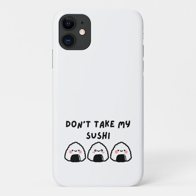 Funda De Case-Mate Para iPhone No tomes mi sushi (Reverso)