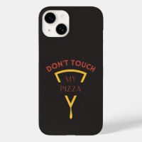 No toques mi estuche de teléfono Pizza