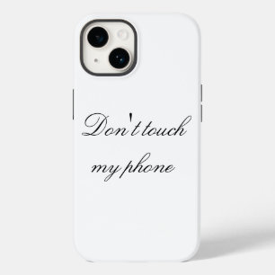 Funda Para iPhone 14 De Case-Mate No toques mi teléfono