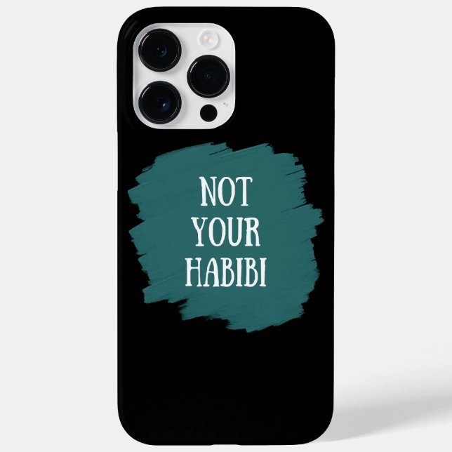 Funda De Case-Mate Para iPhone No tu Habibi (Reverso)