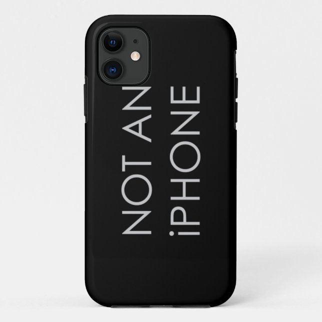 Funda De Case-Mate Para iPhone No un iPhone (Reverso)