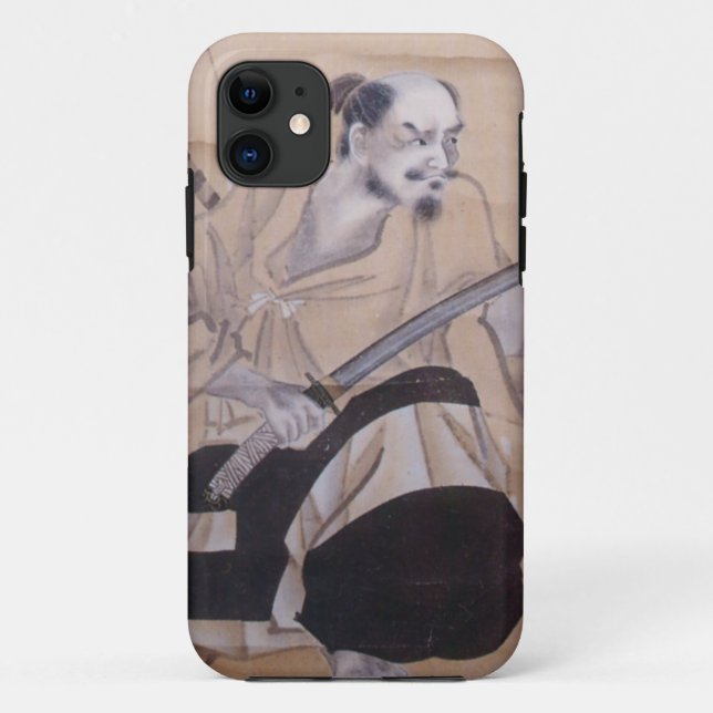 Funda De Case-Mate Para iPhone Nobufusa-Samurai del bizcocho borracho (Reverso)