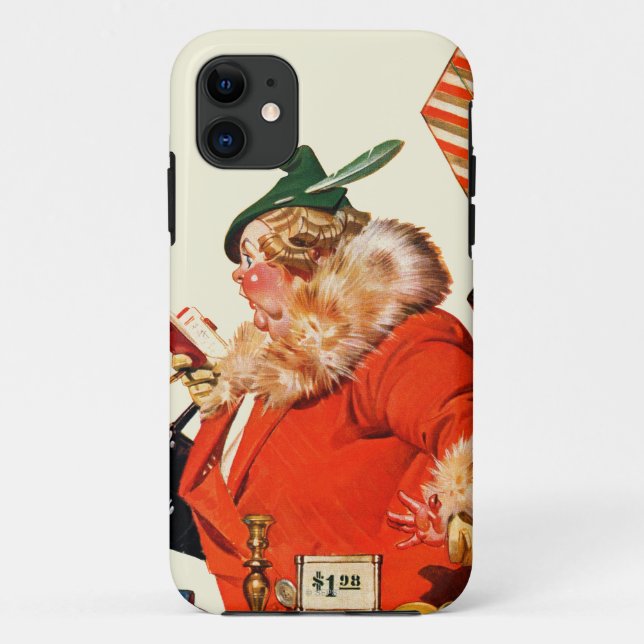 Funda De Case-Mate Para iPhone Noche antes del navidad (Reverso)