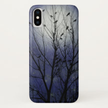 Noche De Brillo De La Luna Azul De Los Crows