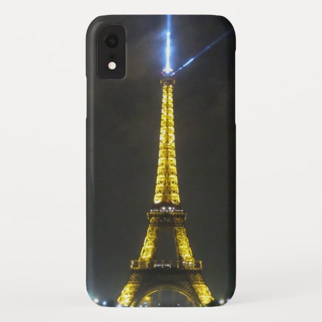 Funda De Case-Mate Para iPhone noche de eiffel (Reverso)