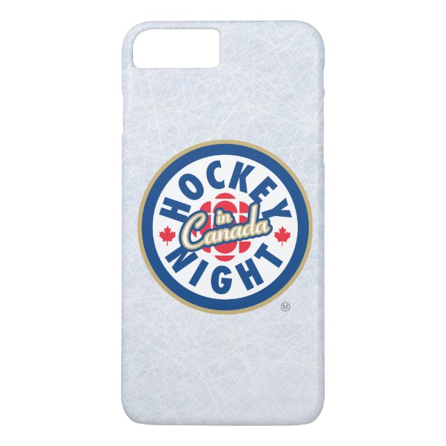 Funda De Case-Mate Para iPhone Noche de hockey en Canadá (Reverso)
