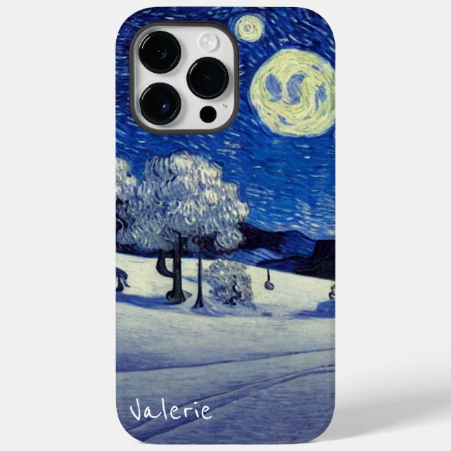 Funda De Case-Mate Para iPhone Noche de invierno (Reverso )