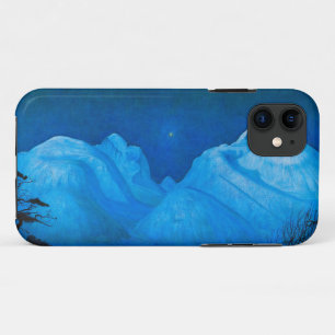 Funda Para iPhone 11 Noche de invierno en las montañas por Harald Sohlb