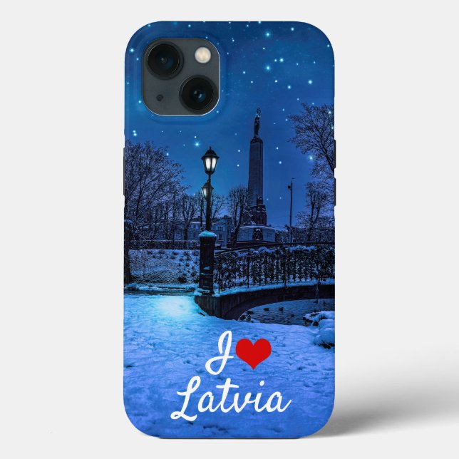 Funda De Case-Mate Para iPhone Noche de invierno mágica con cielo estrellado y lu (Reverso )