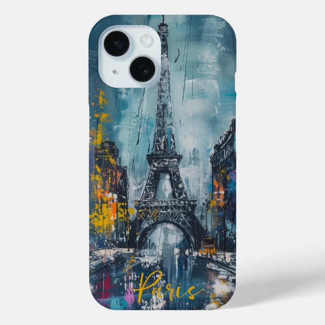 Funda De Case-Mate Para iPhone Noche de la Moda de París (Reverso )