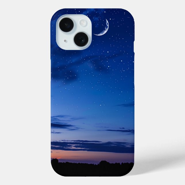 Funda De Case-Mate Para iPhone Noche estrellada (Reverso )