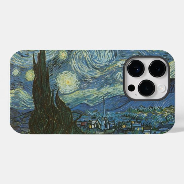 Funda De Case-Mate Para iPhone Noche estrellada (Reverso (Horizontal))