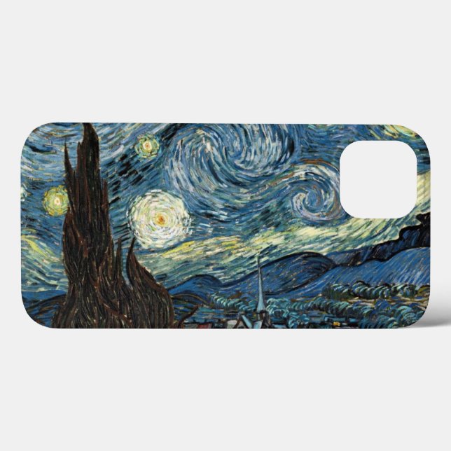 Funda De Case-Mate Para iPhone Noche estrellada (Reverso (Horizontal))
