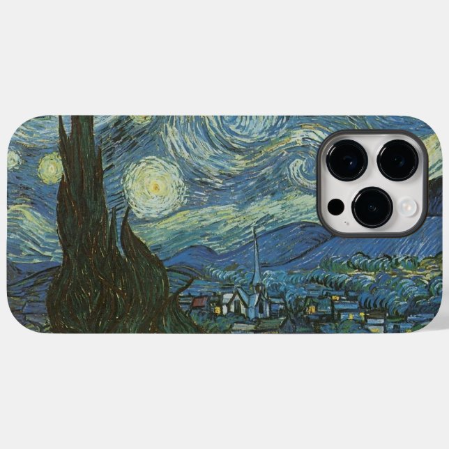 Funda De Case-Mate Para iPhone Noche estrellada (Reverso  (Horizontal))
