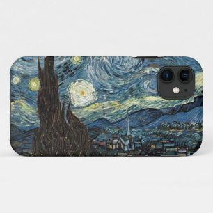 Funda Para iPhone 11 Noche estrellada de Van Gogh
