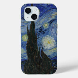 Funda Para iPhone 15 Noche estrellada de Van Gogh: Remolino de sueños
