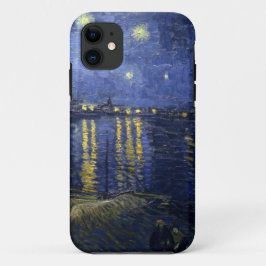 Funda Para iPhone 11 Noche estrellada sobre el Rhone de Van Gogh