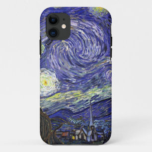 Funda Para iPhone 11 Noche estrellada, Vincent van Gogh
