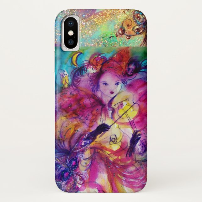 Funda De Case-Mate Para iPhone NOCHE MASQUERADE / Carnaval veneciano (Reverso)