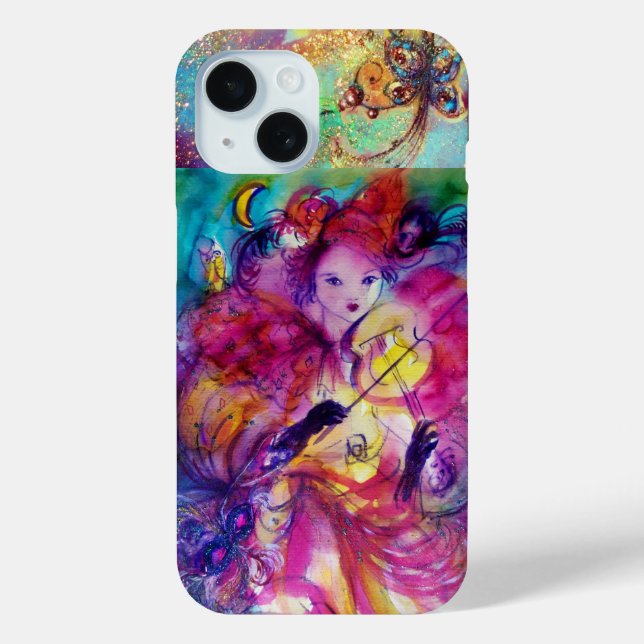 Funda De Case-Mate Para iPhone NOCHE MASQUERADE / Carnaval veneciano (Reverso )