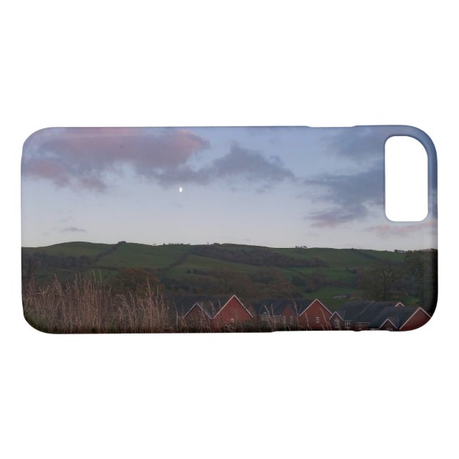 Funda De Case-Mate Para iPhone Noche pacífica en Newtown (Reverso (horizontal))