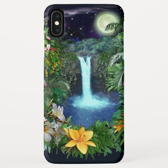 Funda De Case-Mate Para iPhone Noche tropical (Reverso)