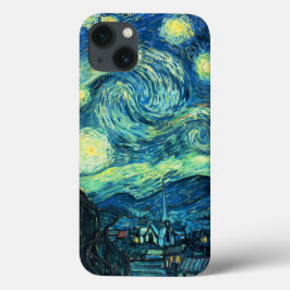 Funda Para iPhone 13 Noche Van Gogh Starry