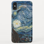 Funda Para iPhone XS Max Noche Van Gogh Starry<br><div class="desc">Pintura vintage nocturna Vincent Van Gogh Starry sobre fundas electrónicos para sus aparatos - productos vintage de Zazilicious</div>