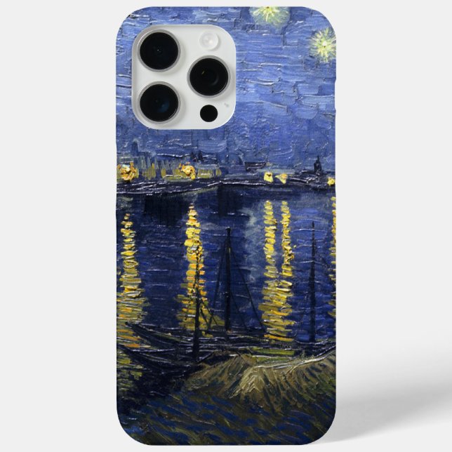 Funda De Case-Mate Para iPhone Noche Van Gogh Starry Sobre El Ródano (Reverso )
