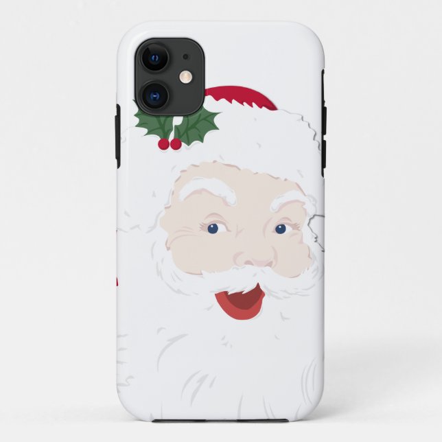 Funda De Case-Mate Para iPhone Nochebuena vintage (Reverso)