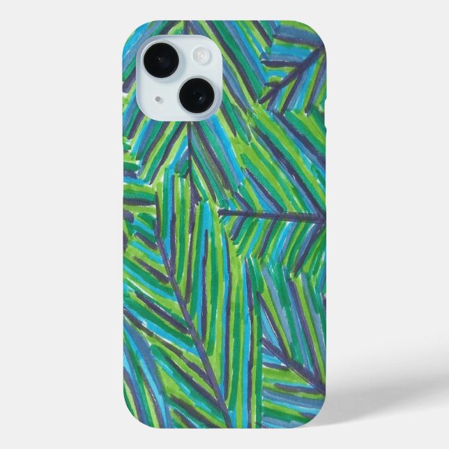 Funda De Case-Mate Para iPhone Noches Tropicales Exuberantes (Reverso )