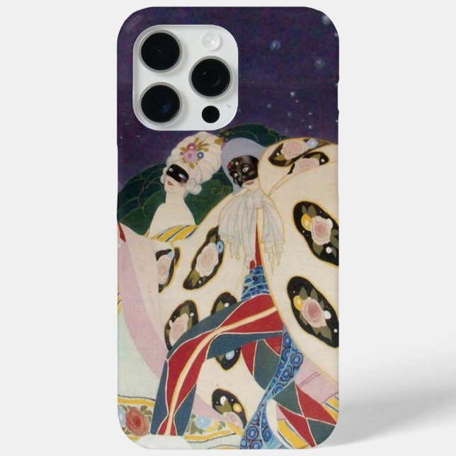 Funda De Case-Mate Para iPhone NOCTURNA CON MÁSCARAS / Mascarada veneciana (Reverso )