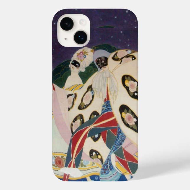 Funda De Case-Mate Para iPhone NOCTURNA CON MÁSCARAS / Mascarada veneciana (Reverso )